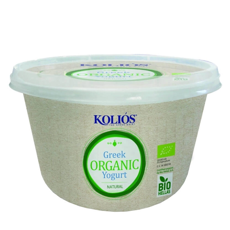 Kolios Organic Greek Yogurt 500g Halalo co uk