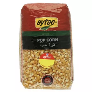 Aytac Popping Corn 1kg pack – Premium halal-certified popcorn kernels for homemade snacks