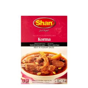Shan Korma Meat | in Yoghurt Sauce Seasoning 50g | halalo.co.uk