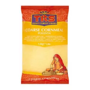 TRS Coarse Cornmeal (Polenta). Coarse cornmeal for authentic polenta and other recipes. Available at halalo.co.uk and Halalo.