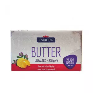 Emborg Butter Unsalted 200g | halalo.co.uk