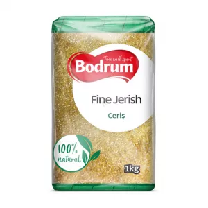 Bodrum Fine Jerish is a healthy and nutritious ingredient that is made from finely ground durum wheat. It's a good source of carbohydrates, fiber, and protein. Bodrum Fine Jerish is also vegan and gluten-free, making it a great option for people with diet