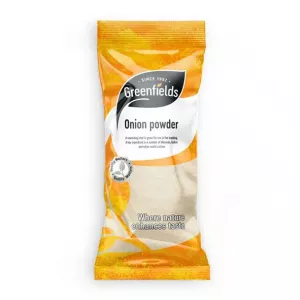 Add a burst of onion flavour to your dishes with Greenfields Onion Powder. This convenient store cupboard ingredient is perfect for soups, stews, marinades, and baking.