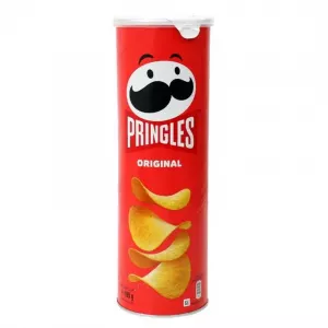 Pringles Original Crisps, the iconic stackable potato crisps with a classic flavor. Perfect for any snacking occasion, these crisps are crispy, delicious, and come in a convenient can.