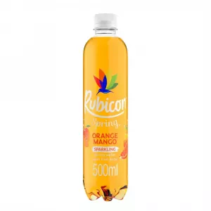 Rubicon Spring Orange Mango Sparkling Spring Water 500ml | halalo.co.uk