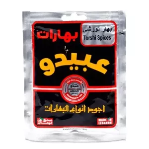 Abido Torshi Spices 50g. Authentic spice blend for making delicious Torshi. Available at halalo.co.uk and Halalo.