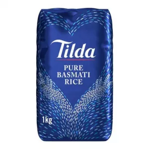 Enjoy the delicious taste and aroma of Tilda Pure Basmati Rice! This premium long-grain rice is naturally sun-kissed and matured for exceptional flavor and texture. Available at halalo.co.uk and Halalo.