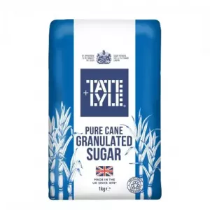 Sweeten your drinks and baked goods naturally with Tate & Lyle Pure Cane Granulated Sugar. This minimally processed sugar is perfect for everyday use , Available at halalo.co.uk and Halalo.