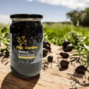 Nile Garden Whole Black Olives 680g | halalo.co.uk