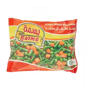 Basma Frozen Mixed Vegetable is a convenient and nutritious blend of frozen vegetables perfect for adding to soups, stews, stir-fries, or enjoying as a side dish. Available at halalo.co.uk and Halalo.
