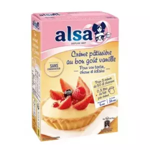 Alsa Creamy Pastry Vanilla 390g. Creamy vanilla pastry for delicious desserts and baking. Available at halalo.co.uk and Halalo.