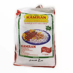 Kamran Long Grain Basmati Sella Rice 5kg | halalo.co.uk