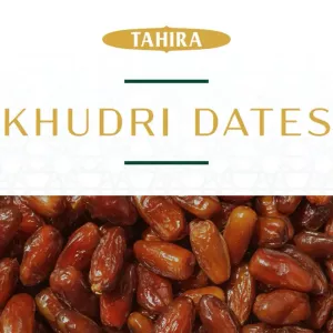 Tahira Khudri Dates 450g. Enjoy the unique flavor of these delicious Khudri dates. Available at halalo.co.uk and Halalo.