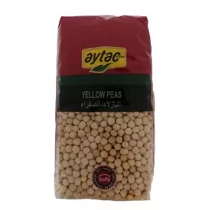 Aytac Yellow Peas 1kg pack – Halal-certified split yellow peas for dals and stews
