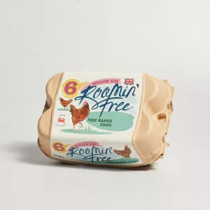 Roomin Free Medium Free Range 6 Eggs fresh medium free range eggs available on Halalo.