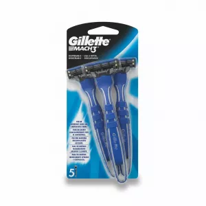 Gillette Mach3 disposable razors pack front view