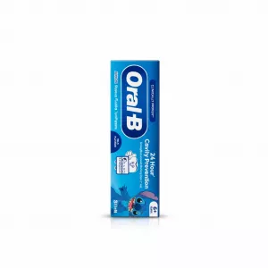 Box of Oral-B Junior Stannous Fluoride Toothpaste featuring Disney Stitch