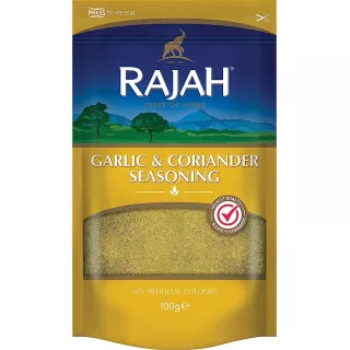 Rajah Garlic & Coriander 100g| halalo.co.uk