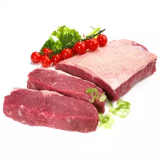 Fresh halal beef rump steak 500g - premium lean cut for grilling and pan-frying