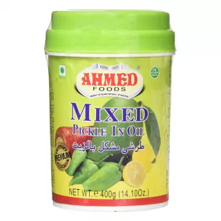 Ahmed Foods Mixed Pickle in Oil 1kg jar – Assorted halal vegetables in spiced oil, South Asian style