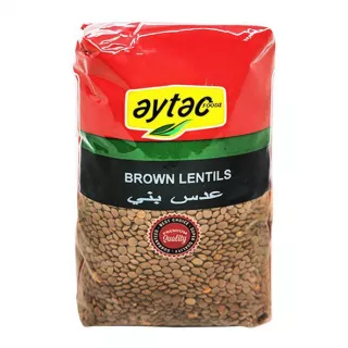 Aytac Brown Lentil 1kg pack – Halal-certified versatile brown lentils for soups and stews