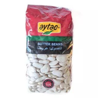 Aytac Butter Beans 900g pack – Halal-certified dried lima beans for creamy Turkish and Mediterranean dishes