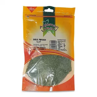 Anjoman Dill Weed adds a burst of fresh flavor to your dishes. This high-quality dried dill is perfect for seasoning salads, soups, and meat dishes.