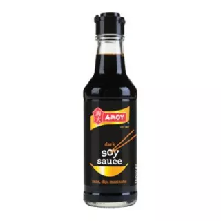 Amoy Dark Soy Sauce adds depth and richness to your cooking. Made with non-GMO soybeans and naturally fermented, this soy sauce is perfect for stir fries, marinades, and more. Vegetarian, gluten free, and with no added MSG, it's a versatile pantry staple.