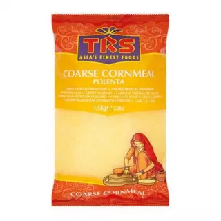 TRS Coarse Cornmeal (Polenta). Coarse cornmeal for authentic polenta and other recipes. Available at halalo.co.uk and Halalo.