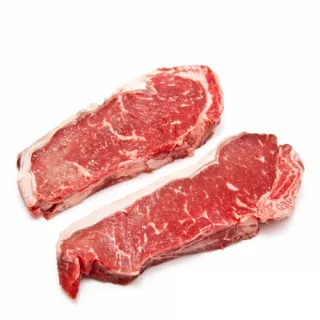 Fresh halal beef sirloin steak 500g - premium well-marbled cut for grilling and Middle Eastern dishes