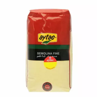 Aytac Fine Semolina 1kg pack – Halal-certified durum wheat semolina for desserts and baking