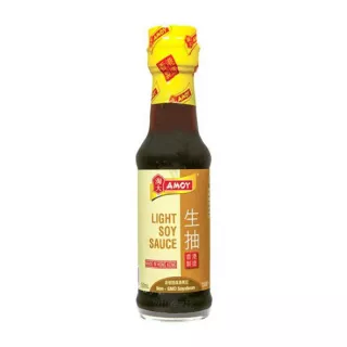 Amoy Light Soy Sauce: A delicious and versatile light soy sauce that is perfect for any dish. It is made with soybeans, wheat, and salt, and it has a mild and slightly sweet flavor. It is perfect for stir-fries, dipping sauces, marinades, and more.