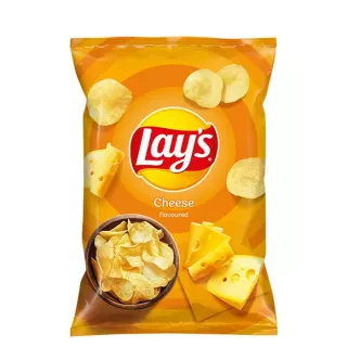 Lay's Cheese Flavored Potato Crisps - The original and forever delicious cheesy snack. Crafted with real potatoes and bursting with a crave-worthy cheese flavor, Lay's cheese chips are perfect for satisfying your salty cravings anytime, anywhere.