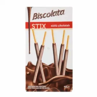 Biscolata Milk Chocolate Stix 40g| halalo.co.uk