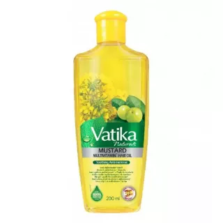 Dabur Vatika Mustard Multivitamin Hair Oil 200ml | halalo.co.uk
