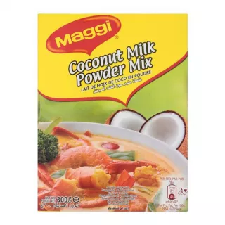 Maggi Coconut Milk Powder Mix 300g. Convenient and delicious coconut milk powder. Perfect for cooking and baking. Available at halalo.co.uk and Halalo.