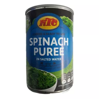 KTC Spinach Puree in Salted Water 795g. A convenient and healthy spinach puree for babies and toddlers. Available at halalo.co.uk and Halalo.