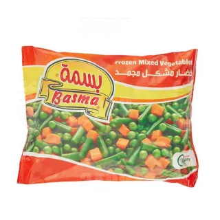 Basma Frozen Mixed Vegetable is a convenient and nutritious blend of frozen vegetables perfect for adding to soups, stews, stir-fries, or enjoying as a side dish. Available at halalo.co.uk and Halalo.