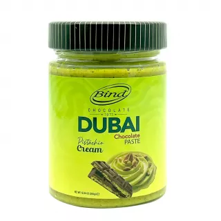 Bind Dubai chocolate pistachio cream 350g - luxurious halal Middle Eastern spread in jar