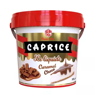 Caprice Caramel Choco Spread 500g - creamy caramel and chocolate spread for a delightful treat. Available at halalo.co.uk and Halalo.