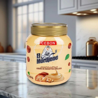 Cebon El Mordjene Roasted Hazelnut Cream Spread 700g – creamy roasted hazelnut spread perfect for bread and desserts. Available at halalo.co.uk and Halalo.