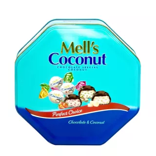 Mell's coconut chocolate 500g - premium halal Middle Eastern confectionery with tropical coconut