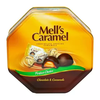 Mell's special caramel chocolate 500g - premium halal Middle Eastern confectionery in gift packaging