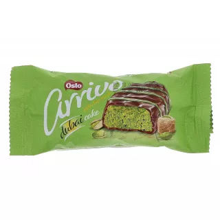 Oslo Dubai Pistachio Cake 40g – Soft, nutty halal Turkish cake for a sweet treat or dessert.