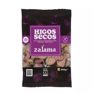 Zalama dried figs 500g - premium Turkish halal-certified dried fruit in resealable pack