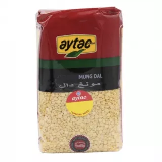 Aytac Mung Dal 1kg pack – Halal-certified split mung beans for Indian and Asian dishes