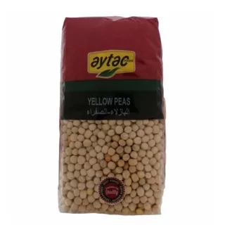 Aytac Yellow Peas 1kg pack – Halal-certified split yellow peas for dals and stews