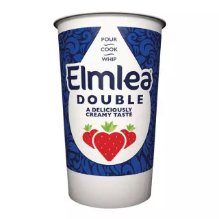 Elmlea Double Cream 270ml tub – smooth long-life cream for cooking and desserts available at Halalo UK