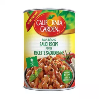 California Garden Fava Beans Saudi Recipe can – authentic Middle Eastern beans available at Halalo UK