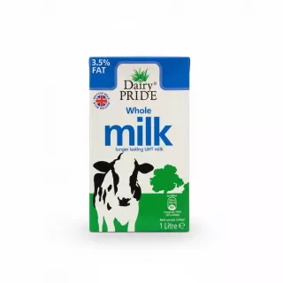 Dairy Pride Whole Milk carton front view